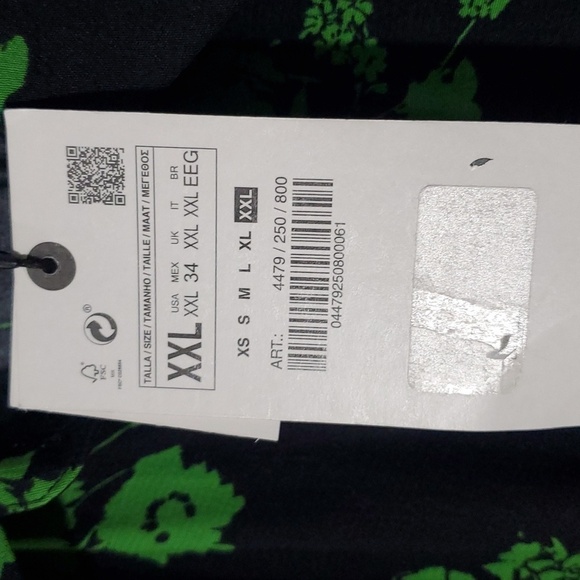 NEW ZARA Nadia Button-front Dress XXL - Picture 5 of 9